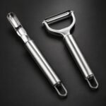 Channel Knife and Peeler Set, shown on a plain studio background
