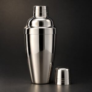 Three Piece Cobbler Shaker, 24 oz, shown on a plain studio background
