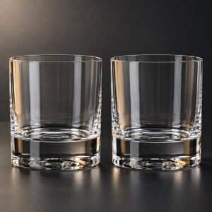 Double Old Fashioned Glasses, 300 ml, Set of Two, shown on a plain studio background