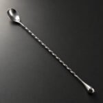Twisted Bar Spoon, 40 cm, Teardrop End, shown on a plain studio background