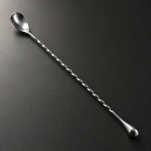 Twisted Bar Spoon, 40 cm, Teardrop End, shown on a plain studio background
