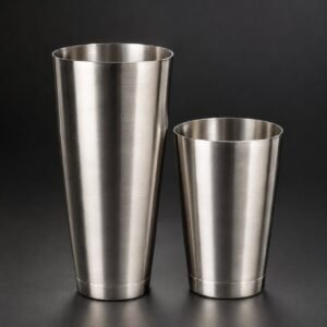 Weighted Shaker Tin Set, 28 and 18 oz, shown on a plain studio background