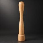 Wooden Muddler, Beech, 21 cm, shown on a plain studio background